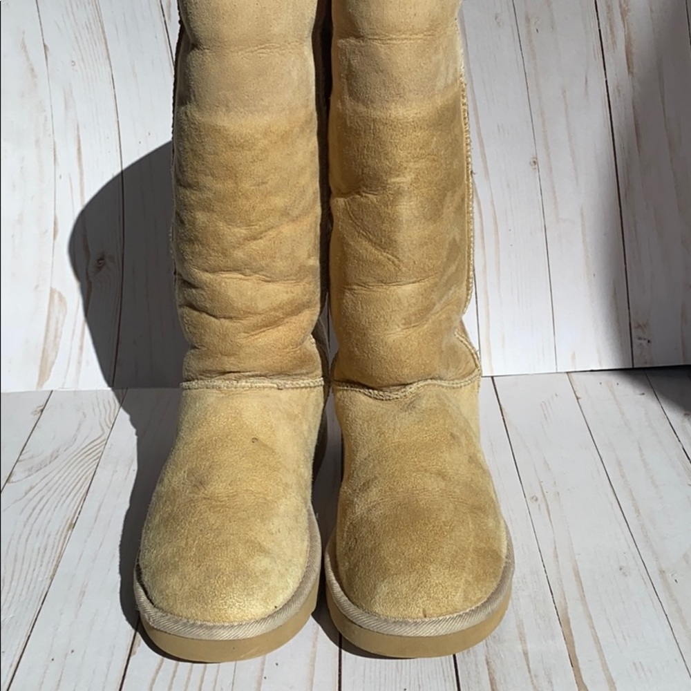 UGG Classic Tall Ugg boots in Sand size 10.